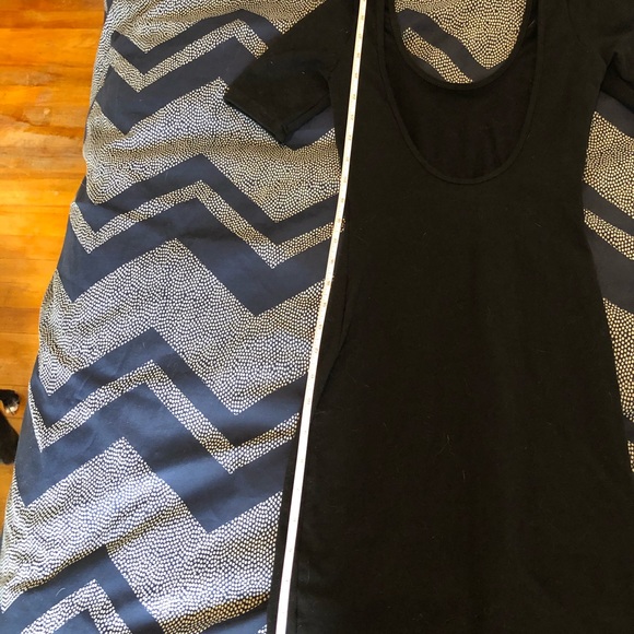 AMERICAN APPAREL DRESS SKINTIGHT BLACK SIZE SMALL - Picture 8 of 10